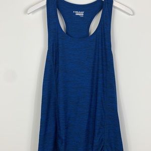 Head dark blue Heather tank top size Lg
